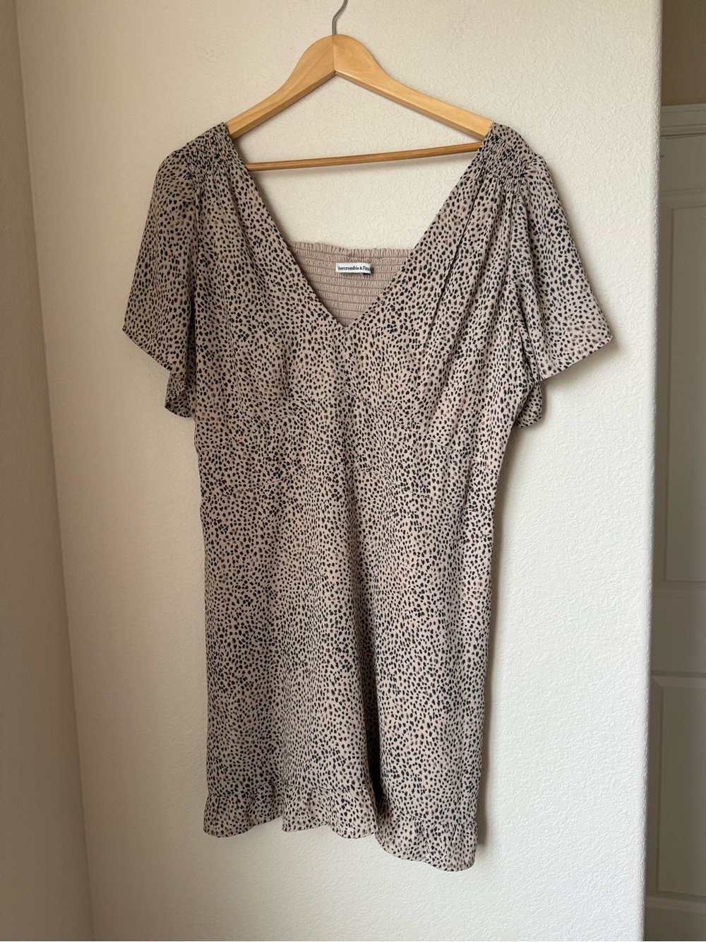 Abercrombie & Fitch Leopard Print Mini Dress Size XL